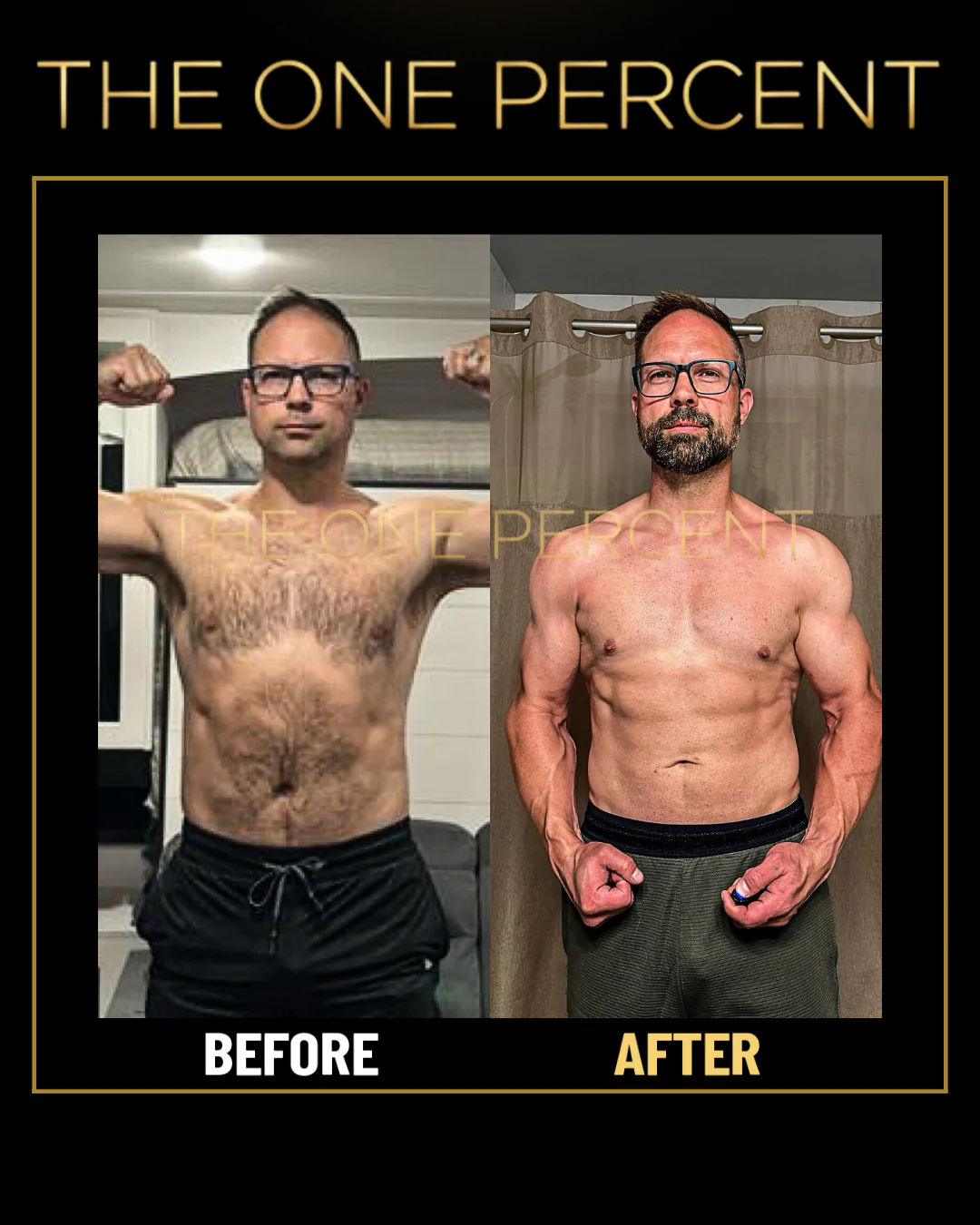 Client transformation 1 — before and after