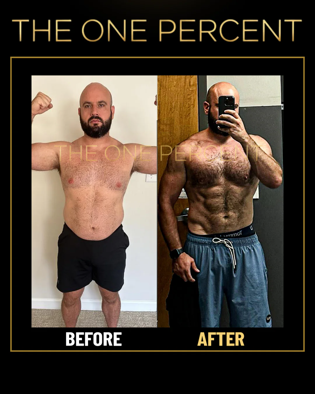 Client transformation 2 — before and after