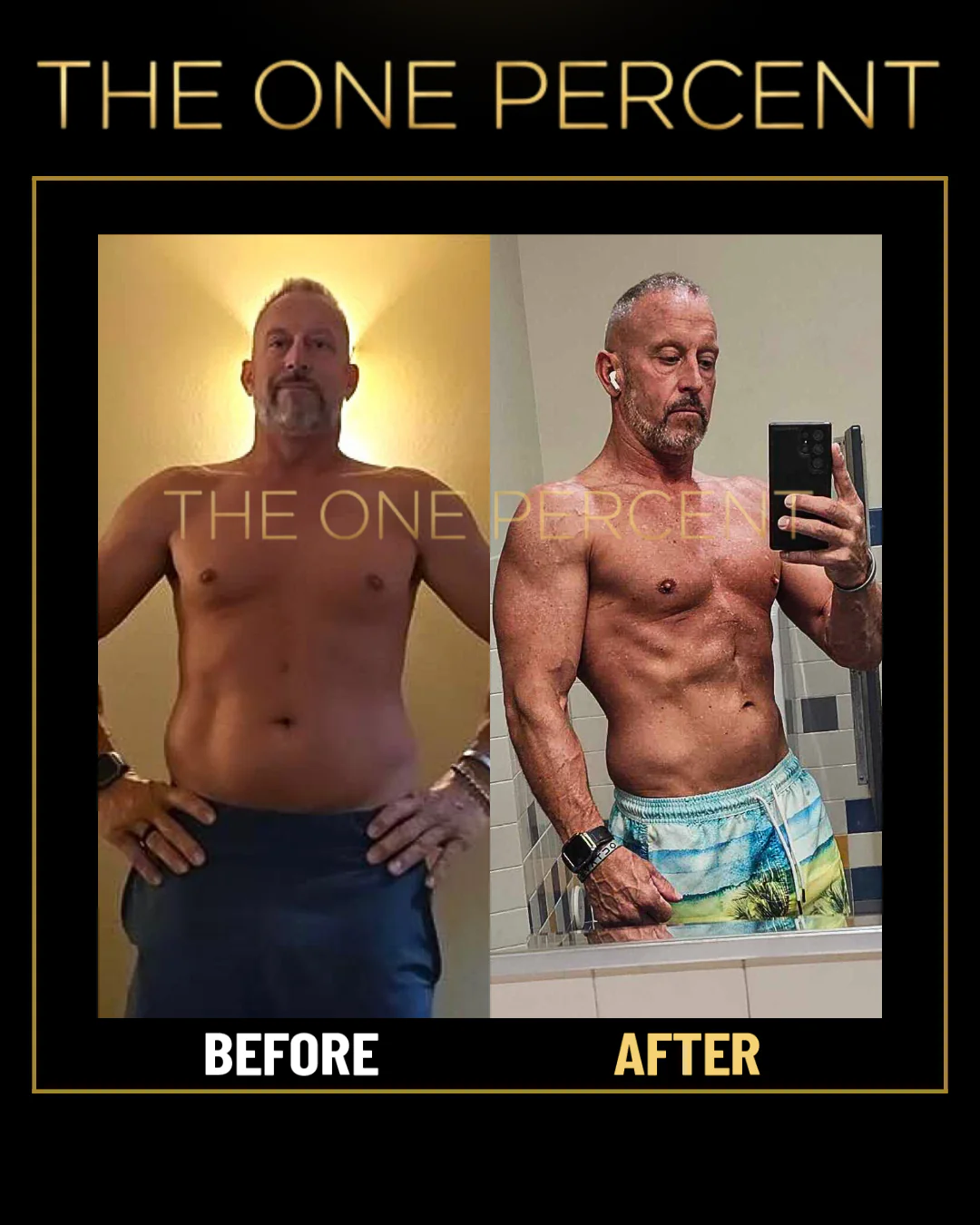 Client transformation 2 — before and after