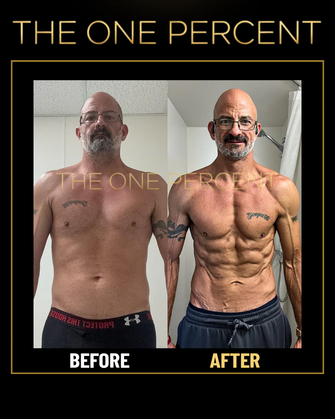 Client transformation 1 — before and after