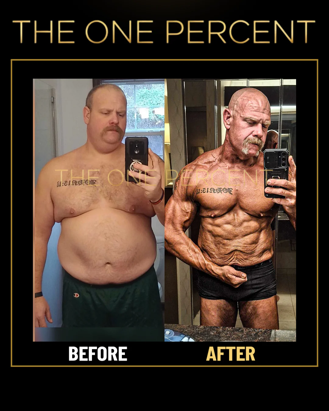 Client transformation 2 — before and after