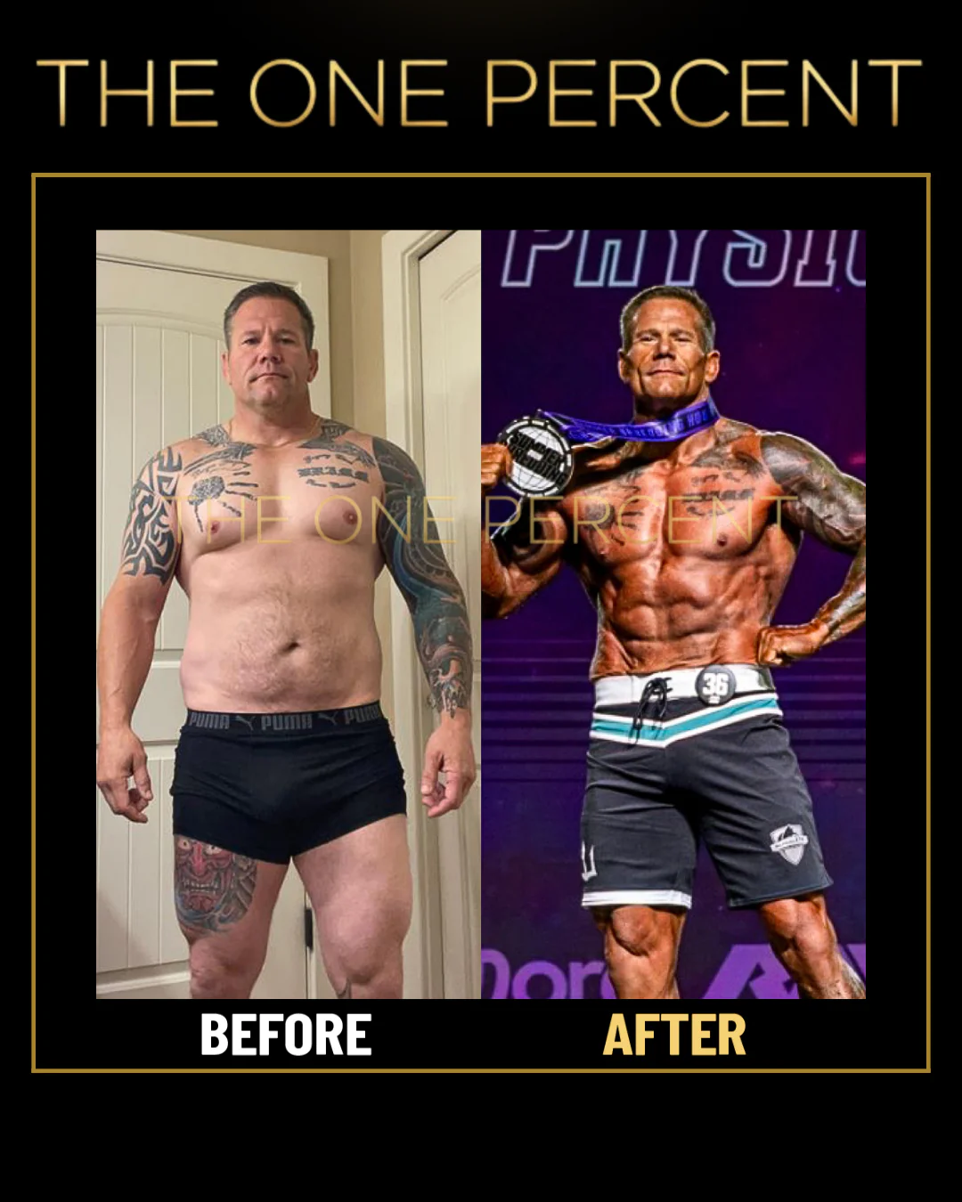 Client transformation 3 — before and after